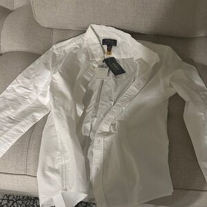 Polo by Ralph Lauren White Kids Button Down Shirt